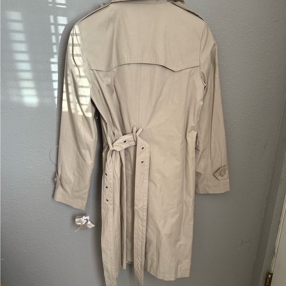 Via Spiga Women's Cream Trench Coat - Picture 5 of 5